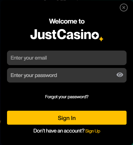 JustCasino Login